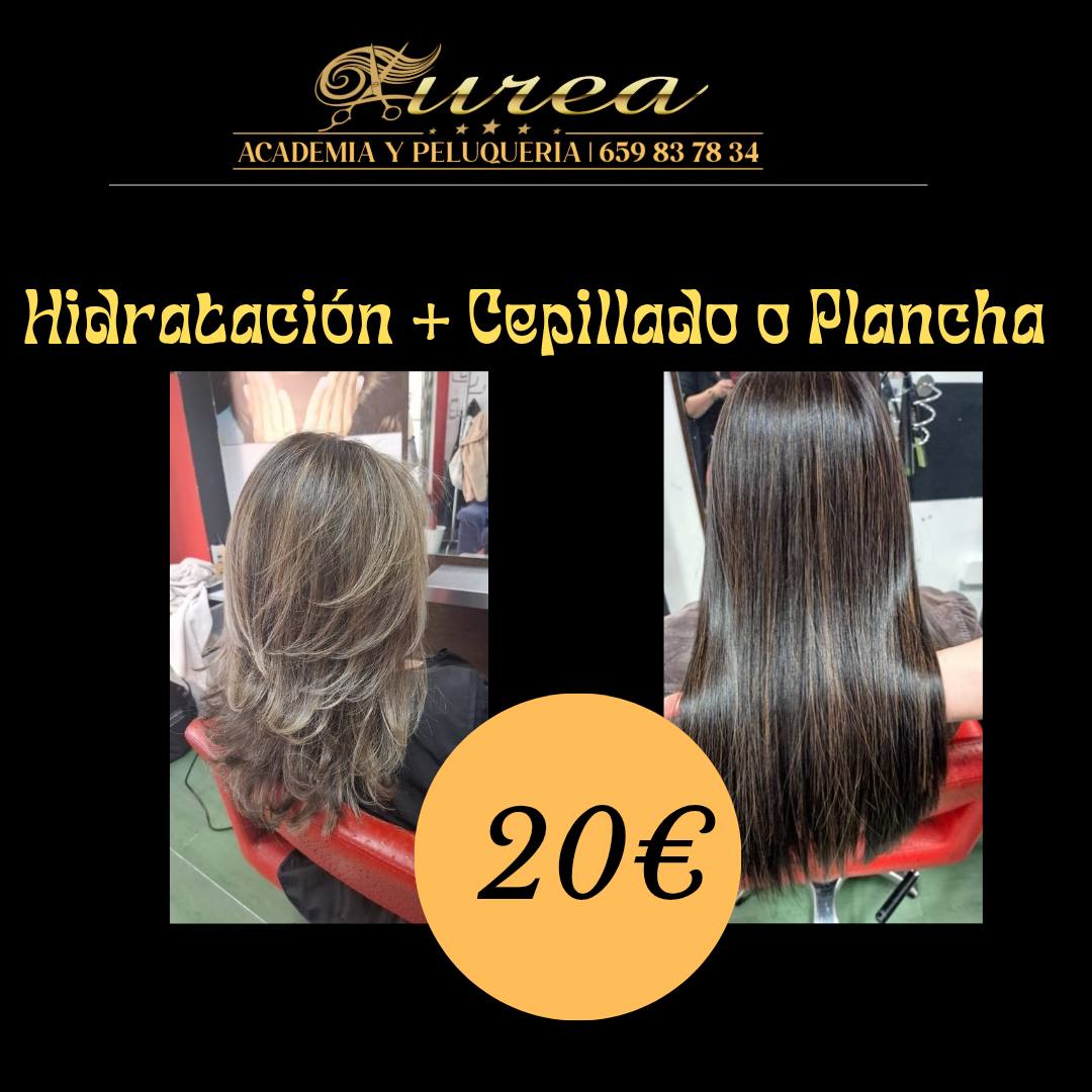 Promoción Hidratación + cepillado o plancha en Áurea